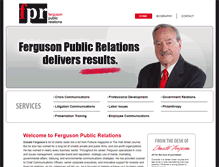 Tablet Screenshot of fergusonpr.com